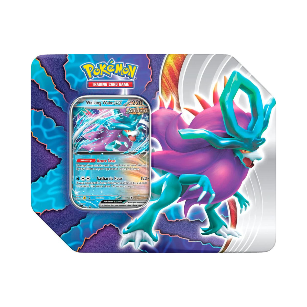 Pokémon TCG: Scarlet & Violet Paradox Clash Tin (Walking Wake ex)