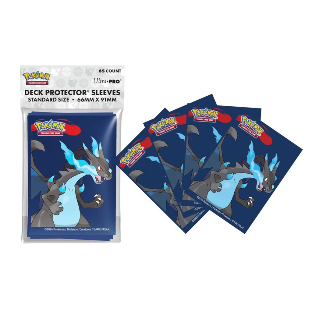 POKEMON: MEGA CHARIZARD X DECK PROTECTOR SLEEVES (65CT)