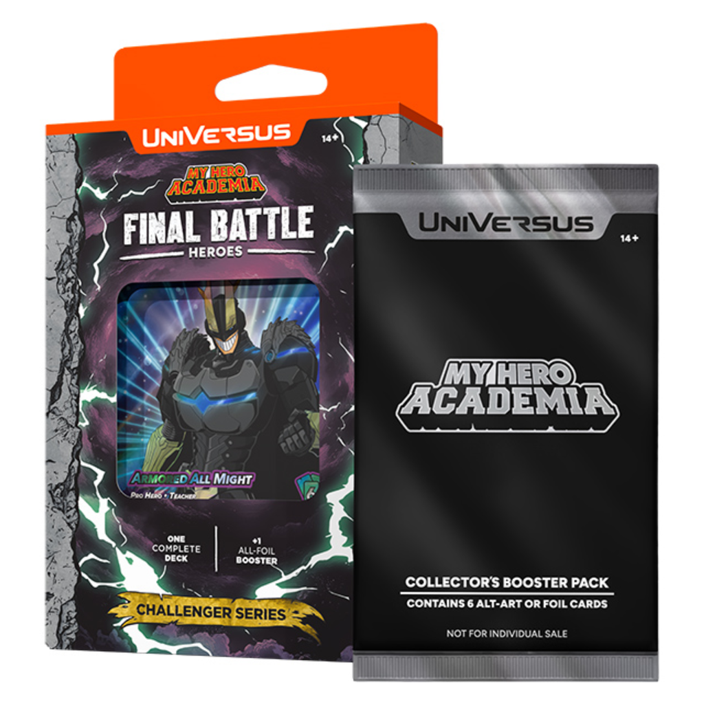 UniVersus CCG: Set 9- My Hero Academia- Final Battle- Challenger Series Heroes Deck