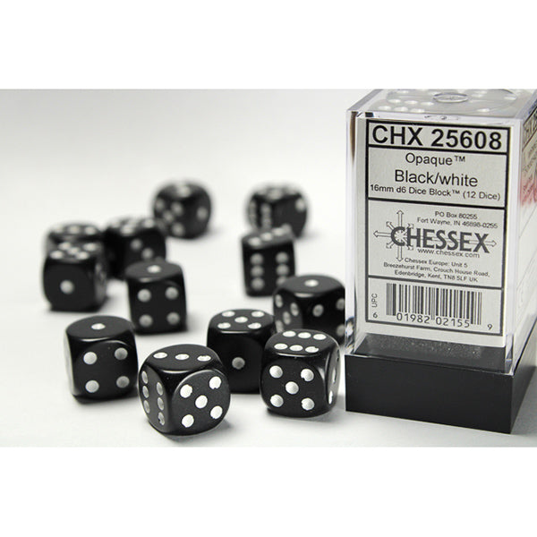 16mm 12d6 Opaque: Black/White