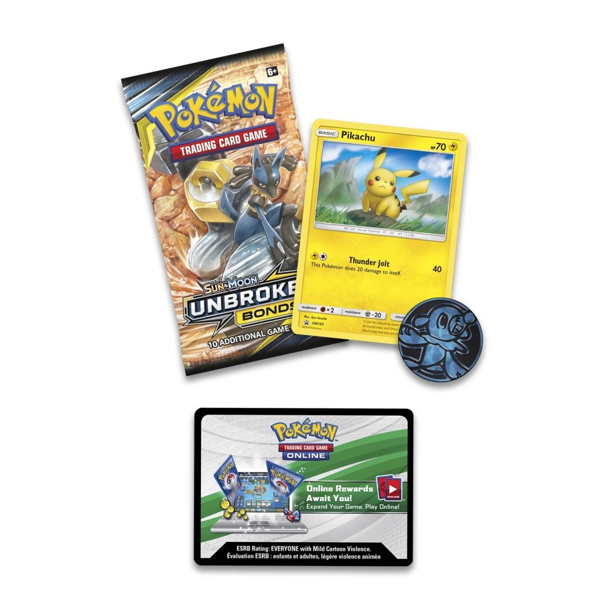 Pokémon TCG: Sun & Moon Unbroken Bonds Checklane Blister (Pikachu)