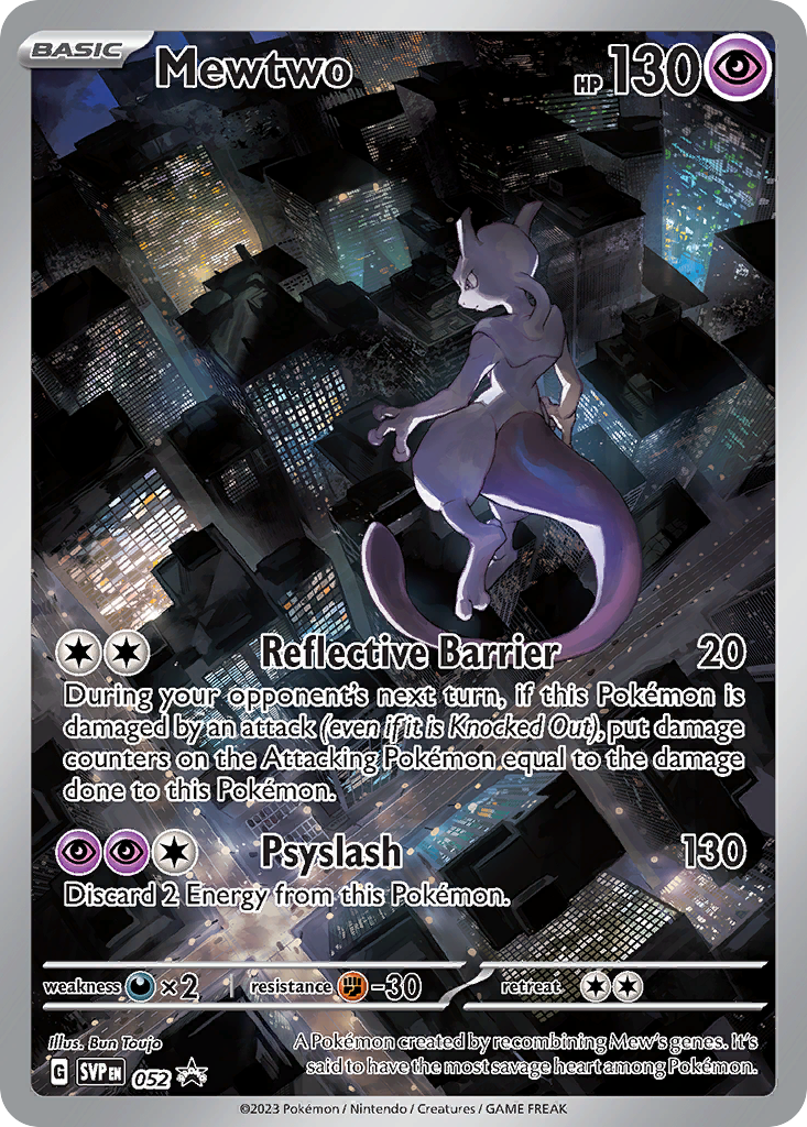 Mewtwo - Scarlet & Violet Black Star Promos #52