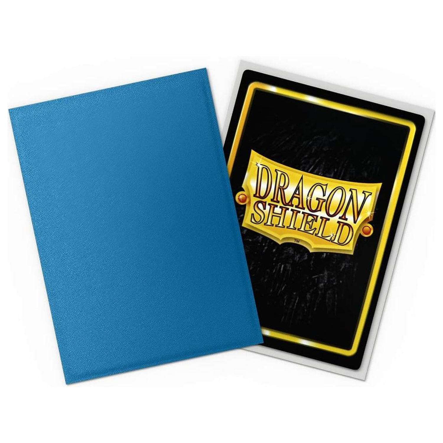 Dragon Shield Sleeves: Standard Matte Dual - Cobalt & Silver