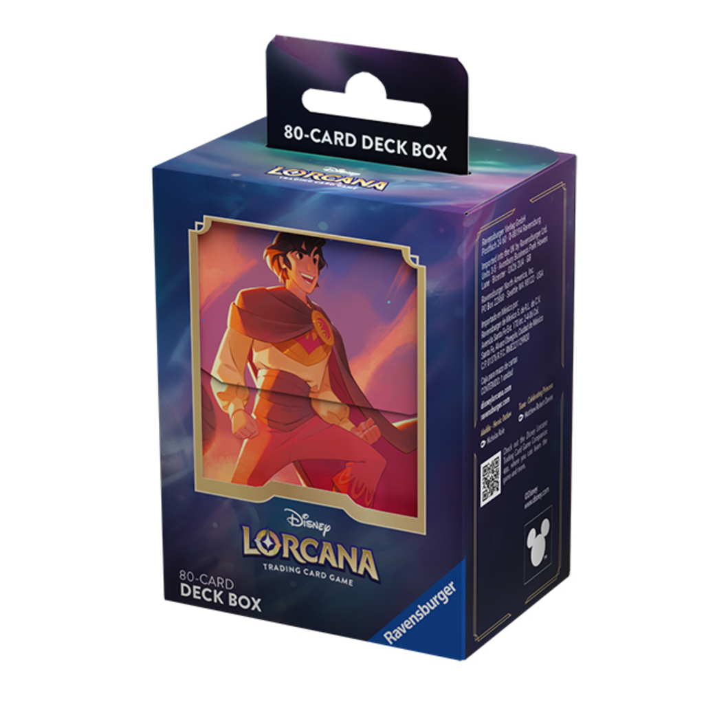 Deck Box: Disney Lorcana- Set 05- Shimmering Skies- Aladdin