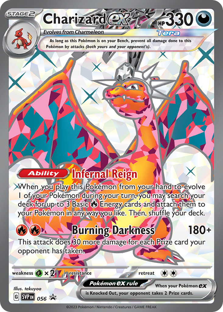 Charizard ex - Scarlet & Violet Black Star Promos #56