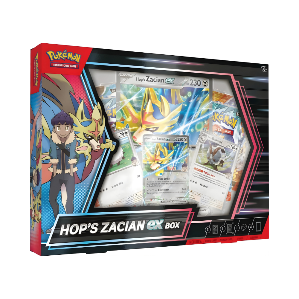 Pokémon TCG: Hop's Zacian EX Collection Box