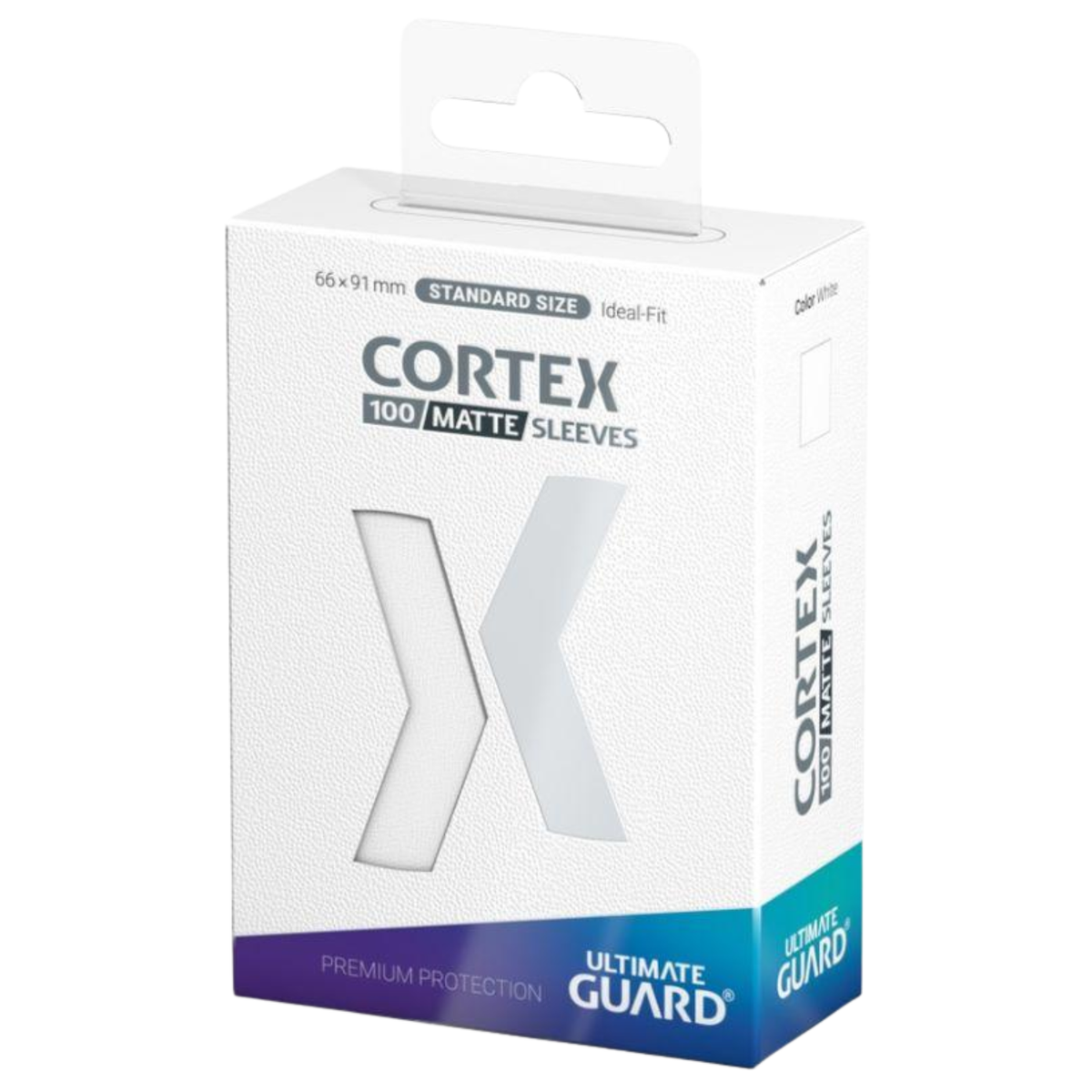 Ultimate Guard Cortex Deck Protectors Matte 100 Count White