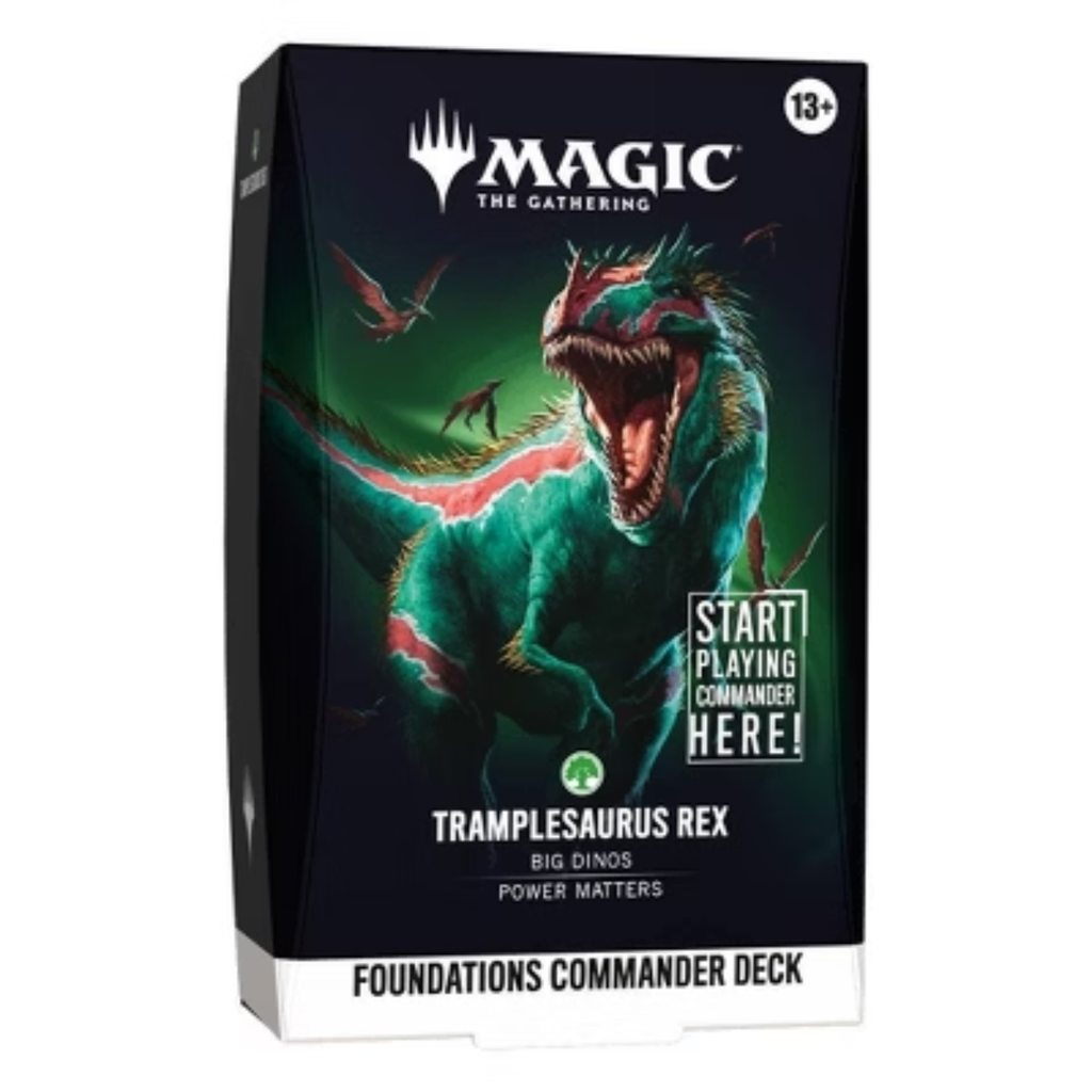 Magic The Gathering: FDN Foundations Tramplesaurus Rex Commander Deck