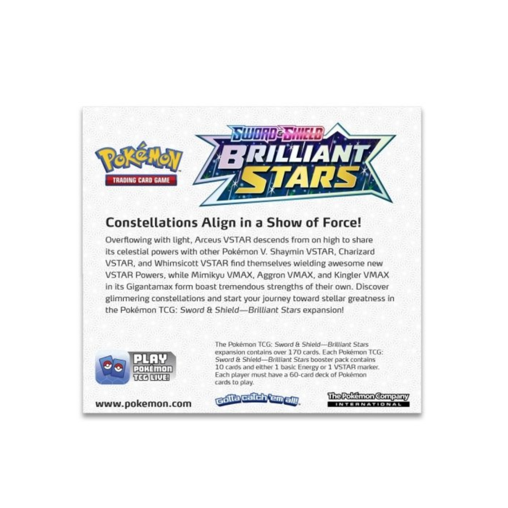 Pokémon TCG: Sword & Shield Brilliant Stars Booster Box