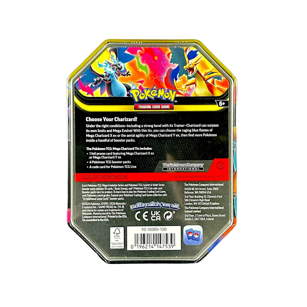 Pokémon TCG: 2026 Q1 Mega Charizard X Tin