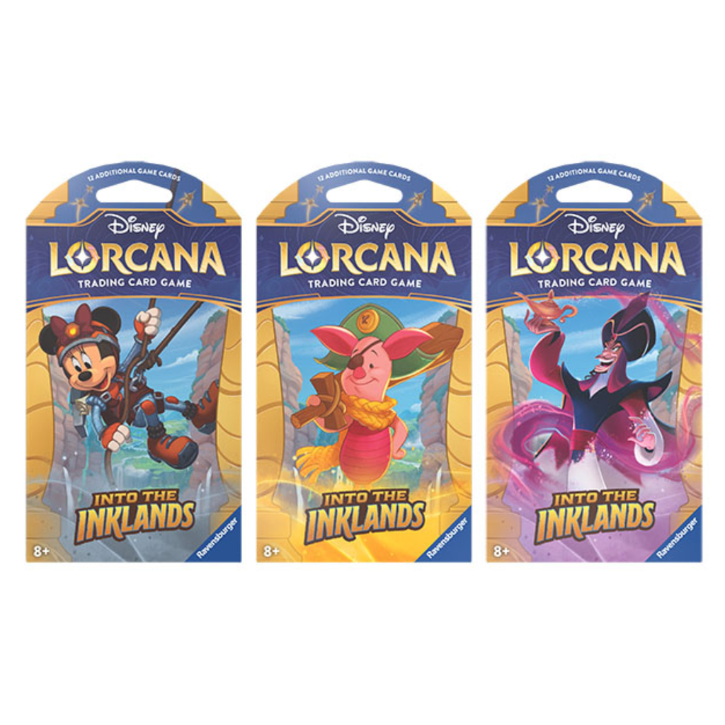Disney Lorcana: Set 03- Into the Inklands- Sleeved Booster Pack