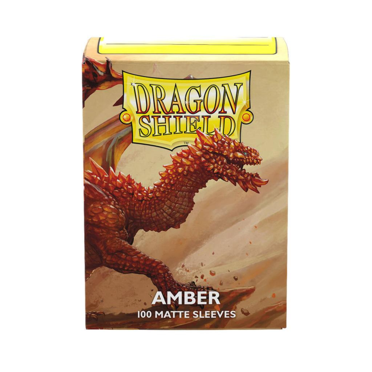 Dragon Shield Sleeves: Standard Matte - Amber 100CT