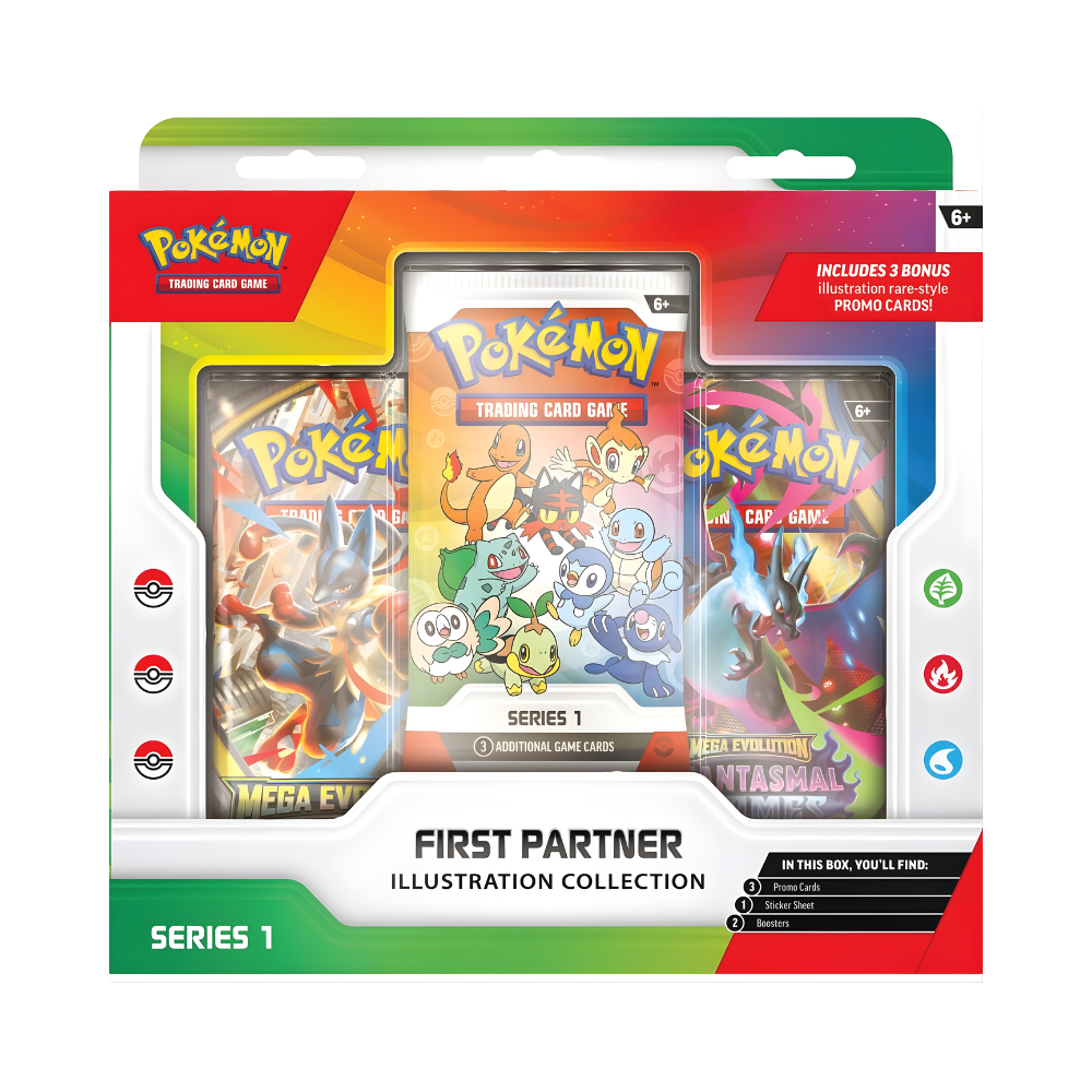 Pokémon TCG: First Partner Illustration Collection Box (Series 1)