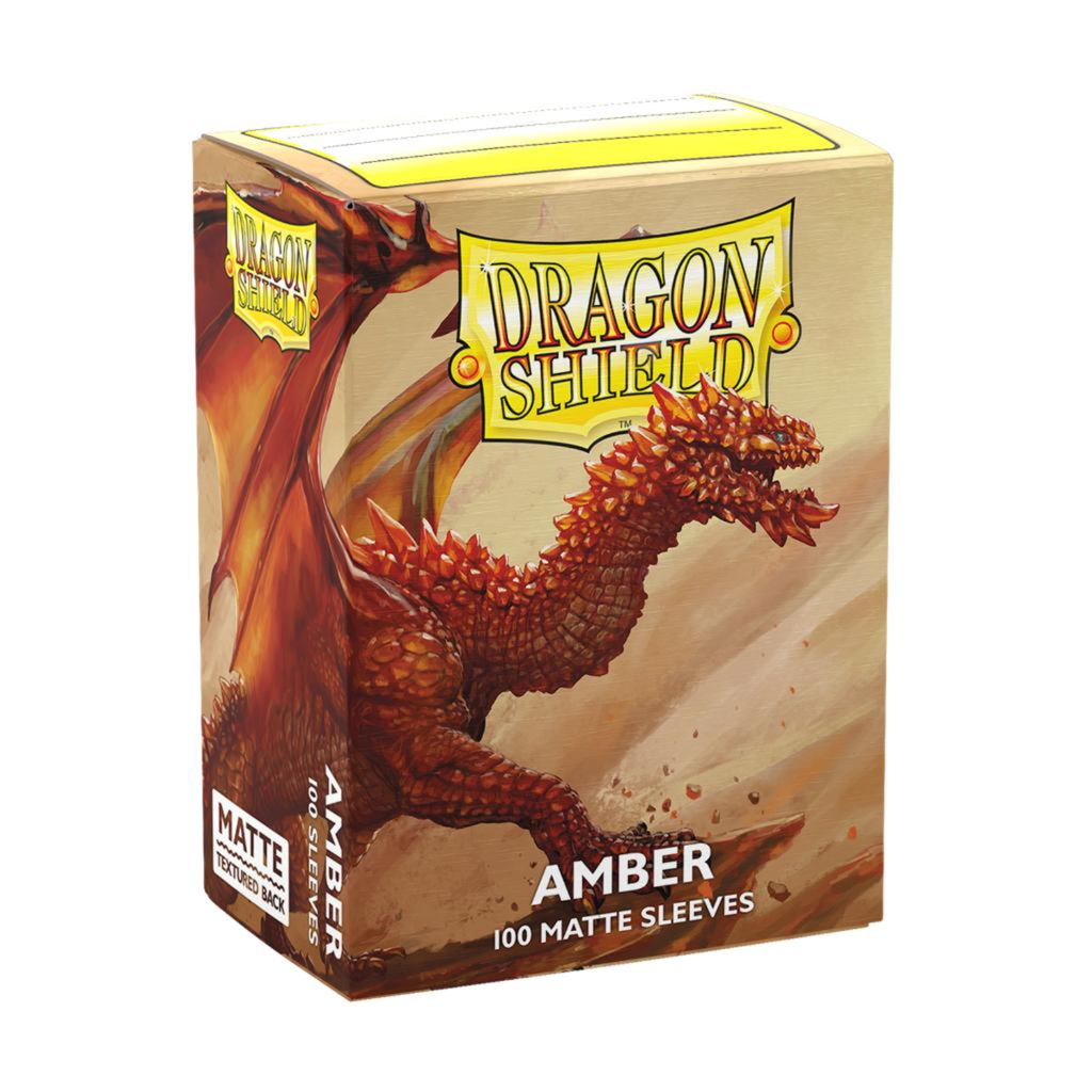 Dragon Shield Sleeves: Standard Matte - Amber 100CT