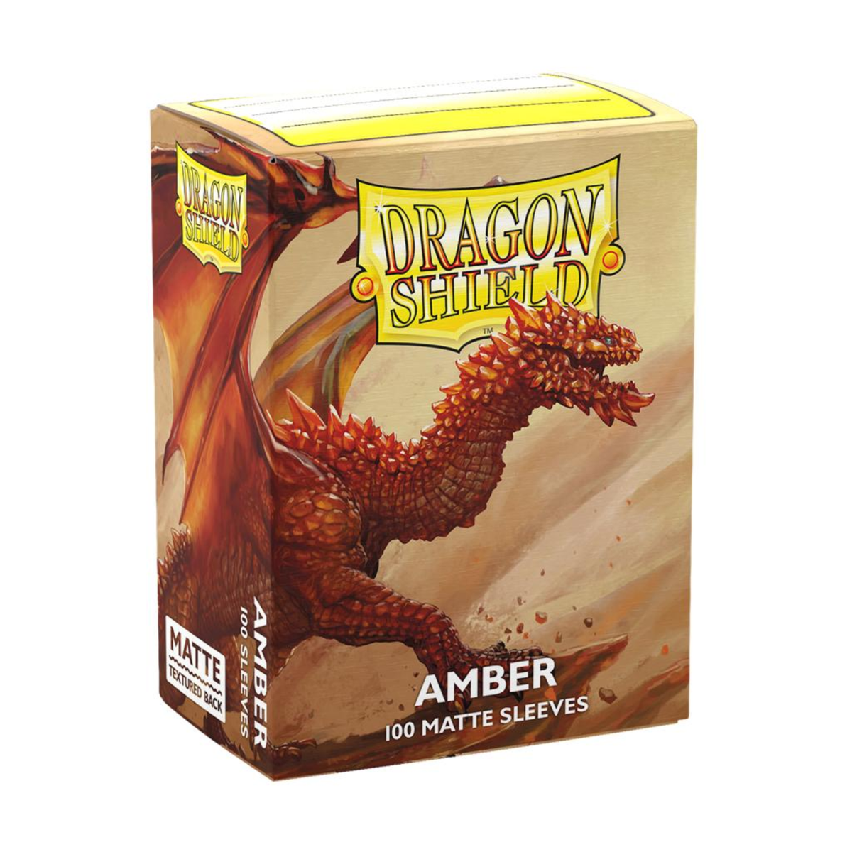 Dragon Shield Sleeves: Standard Matte - Amber 100CT