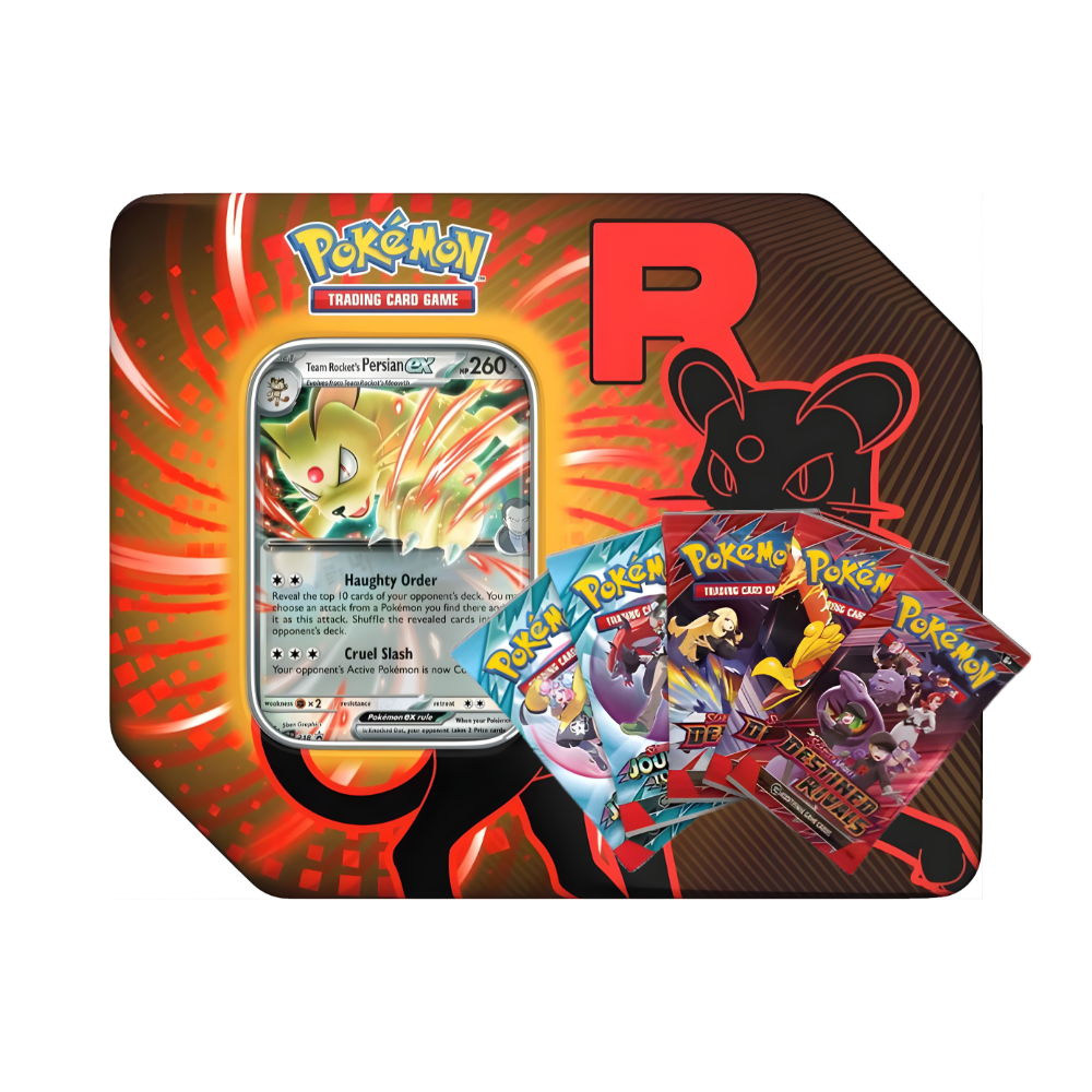 Pokémon TCG: Team Rocket's Tin [Team Rocket's Persian EX]