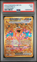 2023 POKEMON OBF EN-OBSIDIAN FLAMES #228 CHARIZARD ex HYPER RARE PSA 7