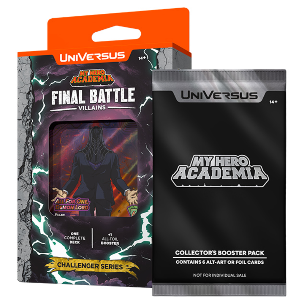 UniVersus CCG: Set 9- My Hero Academia- Final Battle- Challenger Series Villains Deck