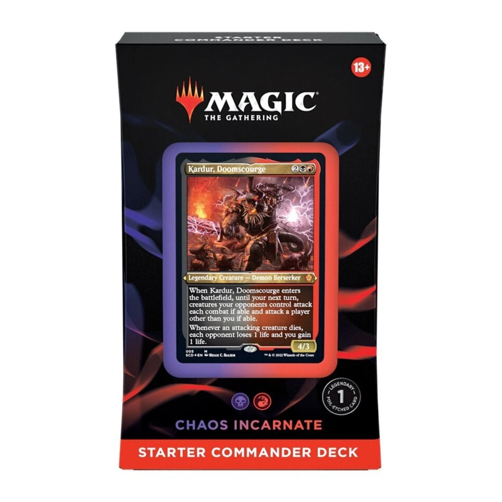 Magic The Gathering: SCD Commander Starter Chaos Incarnate Deck