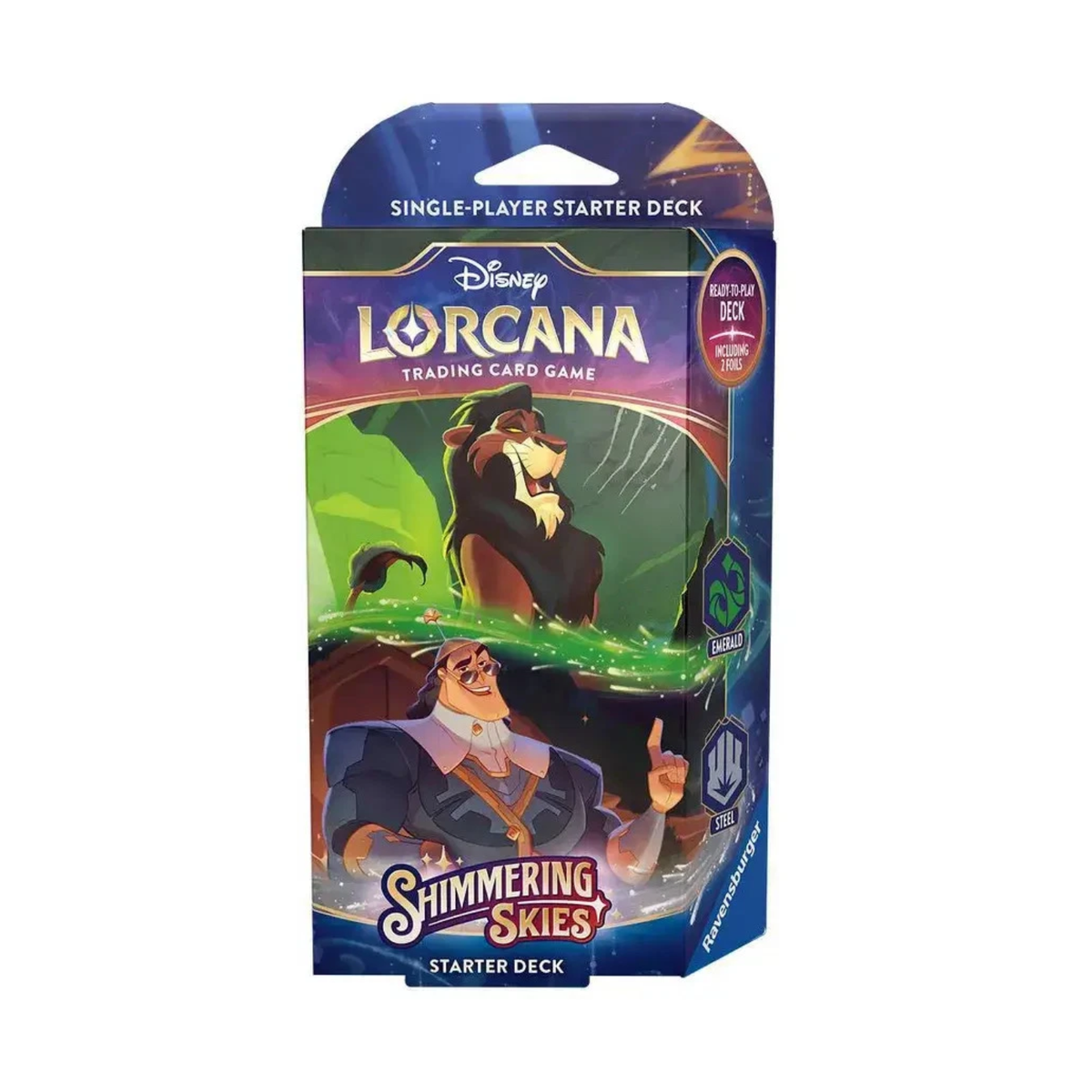 Disney Lorcana: Set 05- Shimmering Skies Scar & Kronk Starter Deck