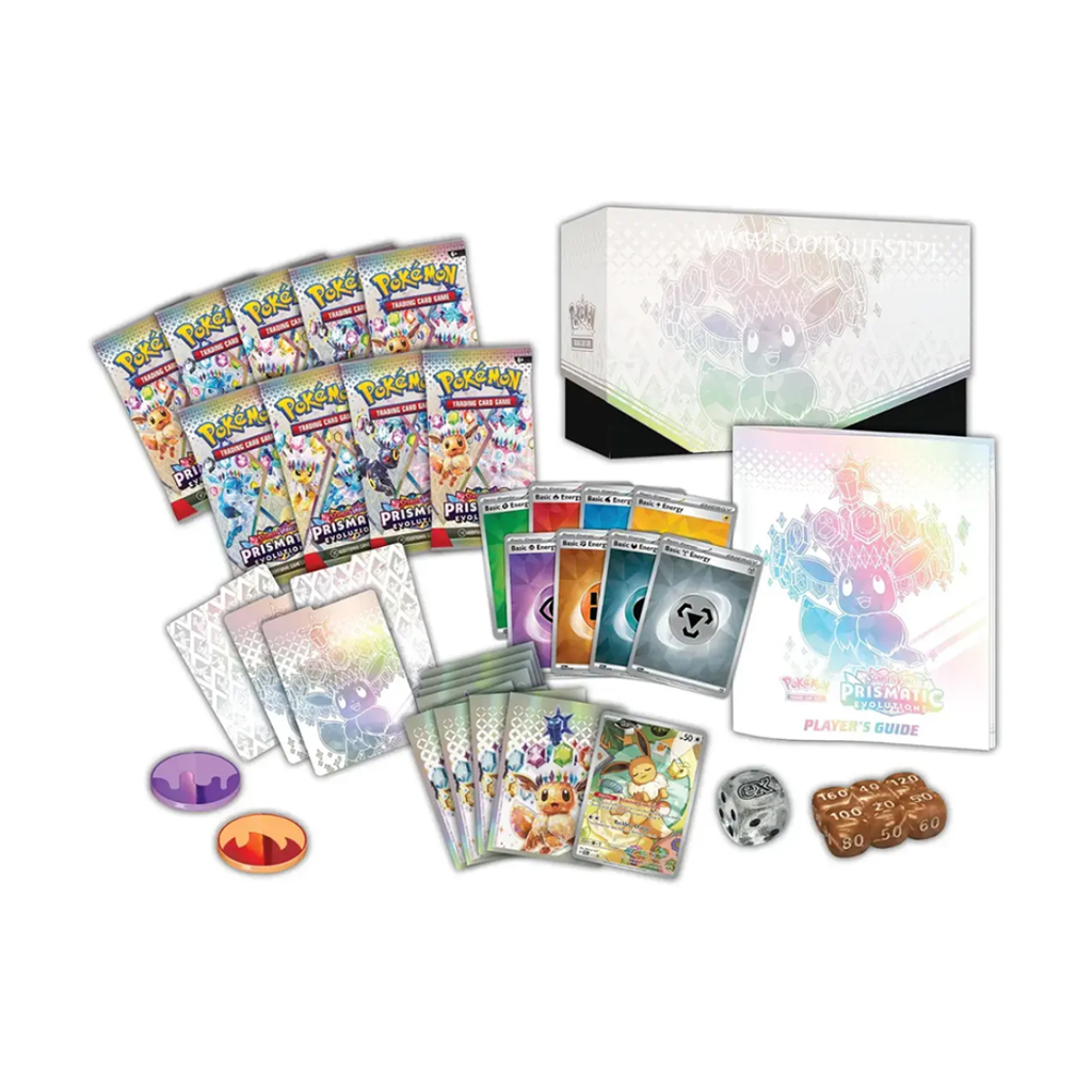 Pokémon TCG: Scarlet & Violet Prismatic Evolutions Elite Trainer Box