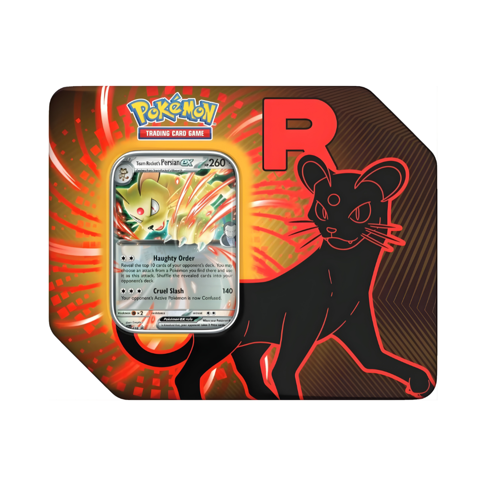 Pokémon TCG: Team Rocket's Tin [Team Rocket's Persian EX]