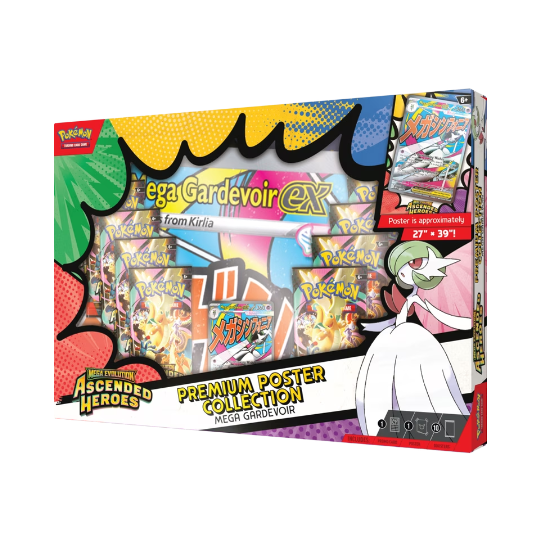 Pokémon TCG: Mega Evolution 2.5 - Ascended Heroes - Premium Poster Collection (Gardevoir)