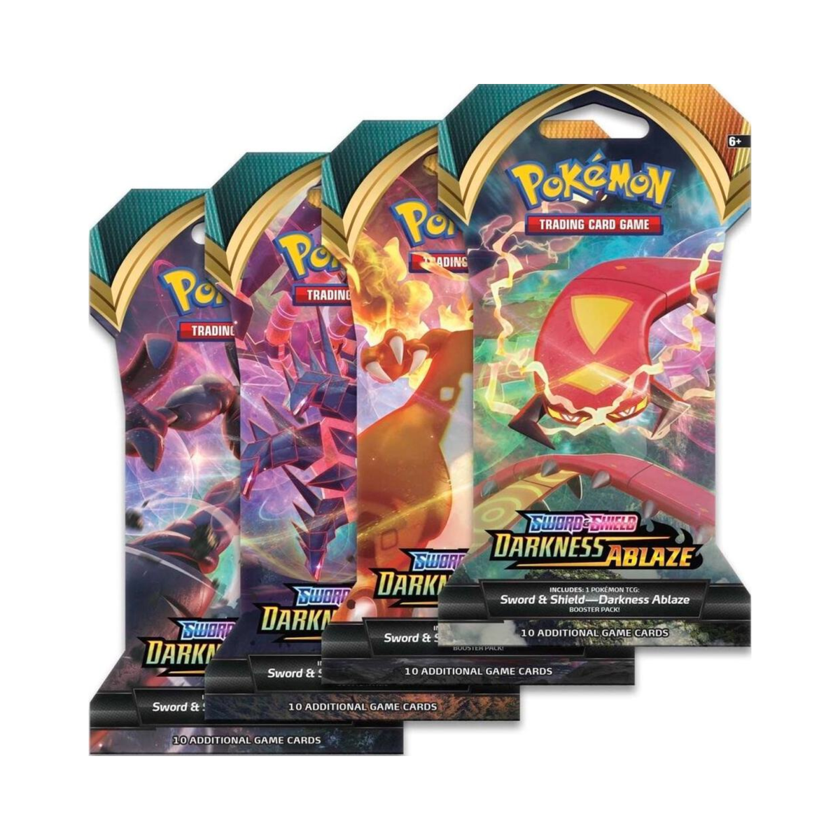 Pokémon TCG: Sword & Shield Darkness Ablaze Sleeved Booster Pack