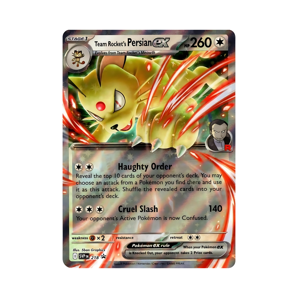 Pokémon TCG: Team Rocket's Tin [Team Rocket's Persian EX]