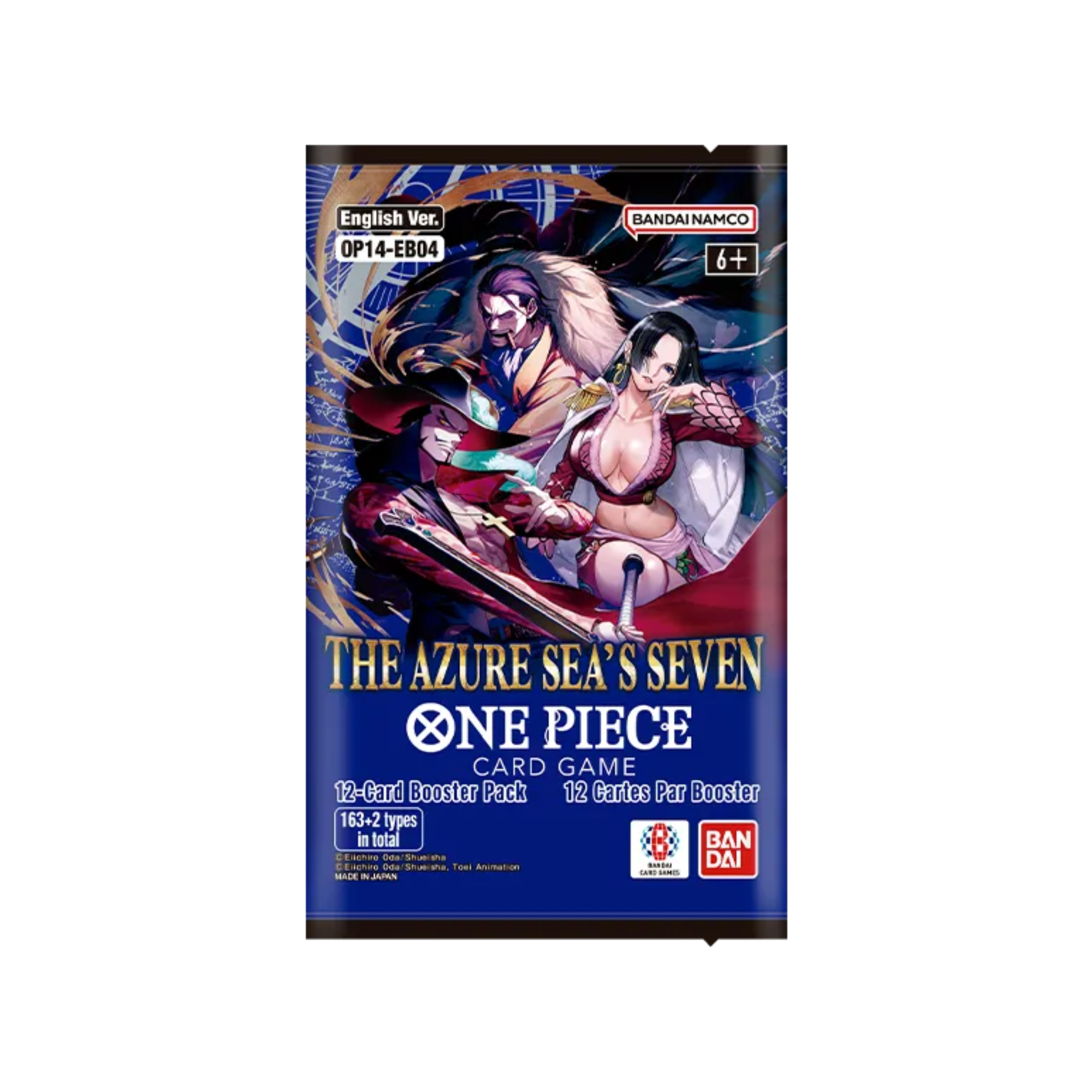 One Piece TCG: OP-14 The Azure Sea's Seven Sleeved Booster Pack