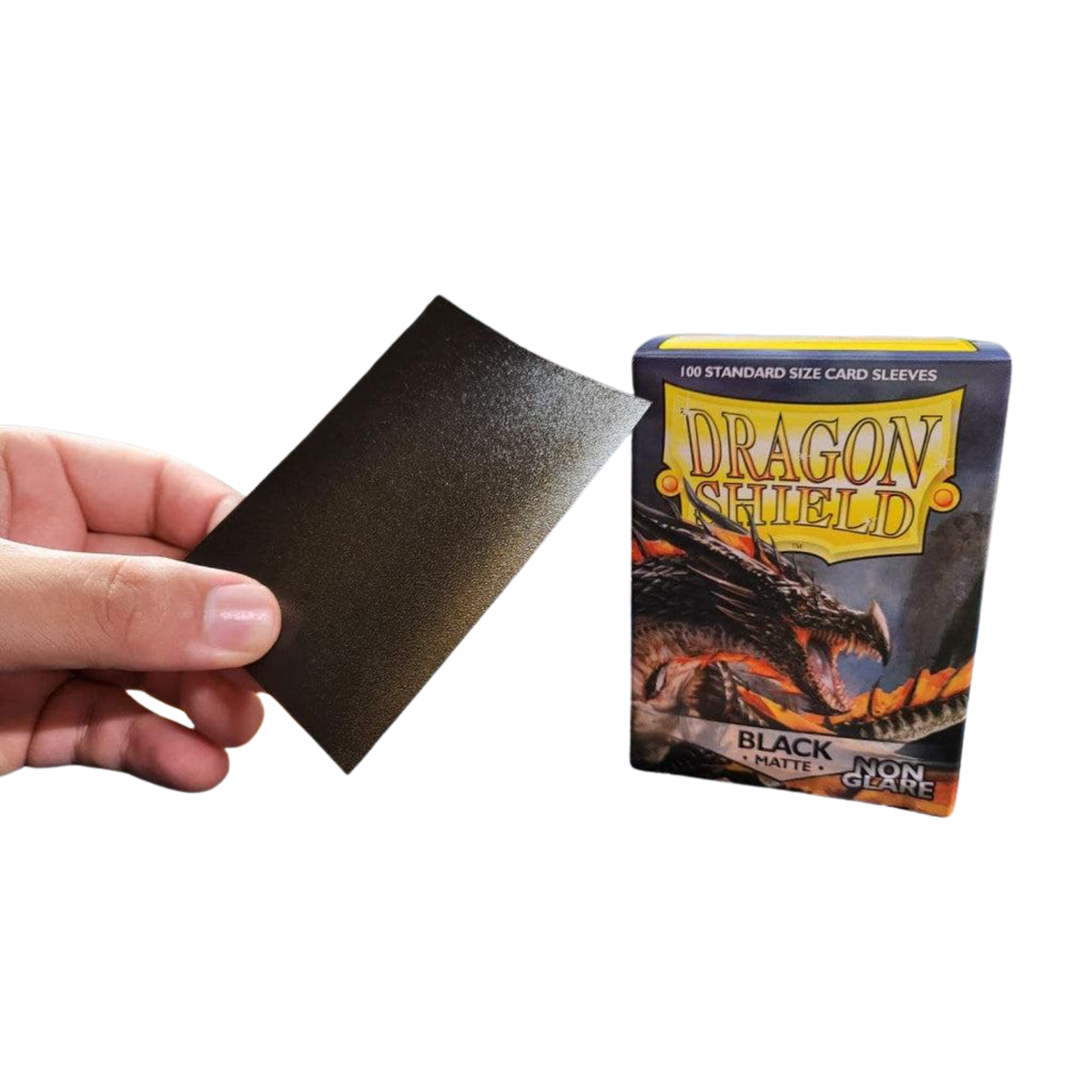 Dragon Shield Sleeves: Standard Non-Glare Matte - Black 100CT