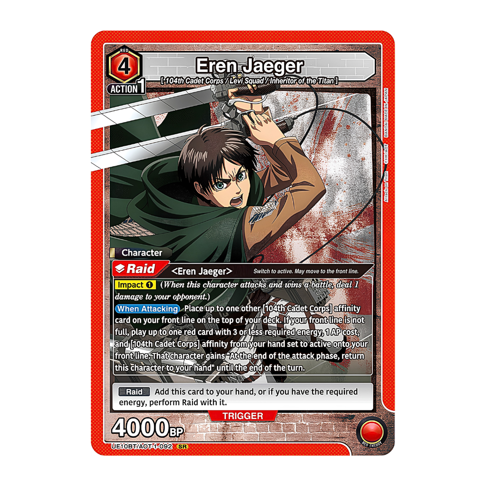 Union Arena TCG: Attack on Titan Booster Pack
