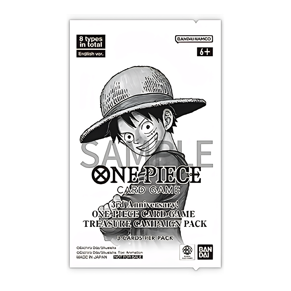 3rd Anniversary One Piece Card Game Treasure Campaign Pack