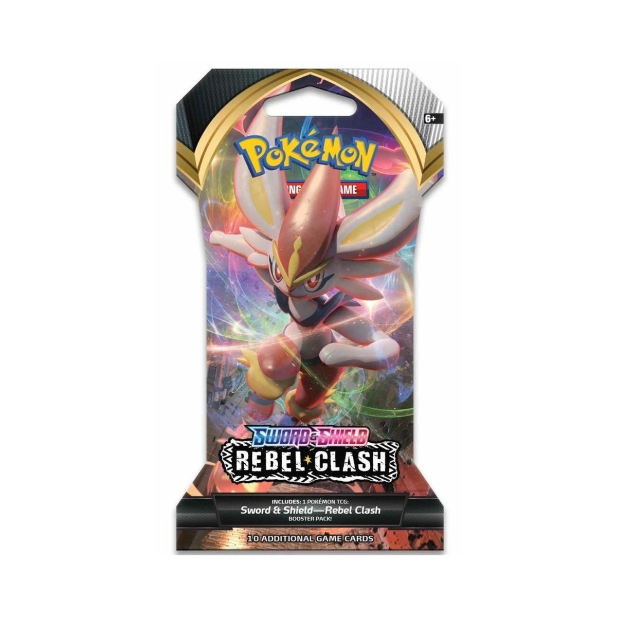Pokémon TCG: Sword & Shield Rebel Clash Sleeved Booster Pack