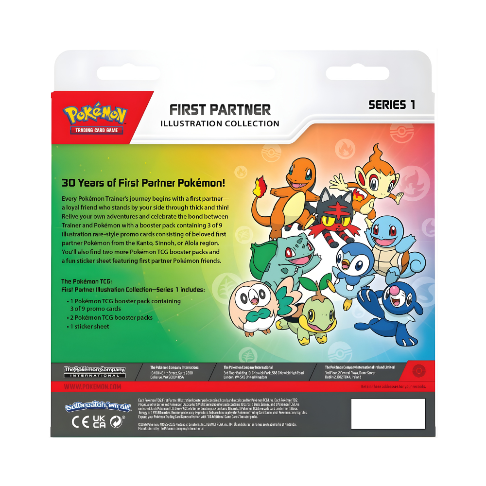 Pokémon TCG: First Partner Illustration Collection Box (Series 1)