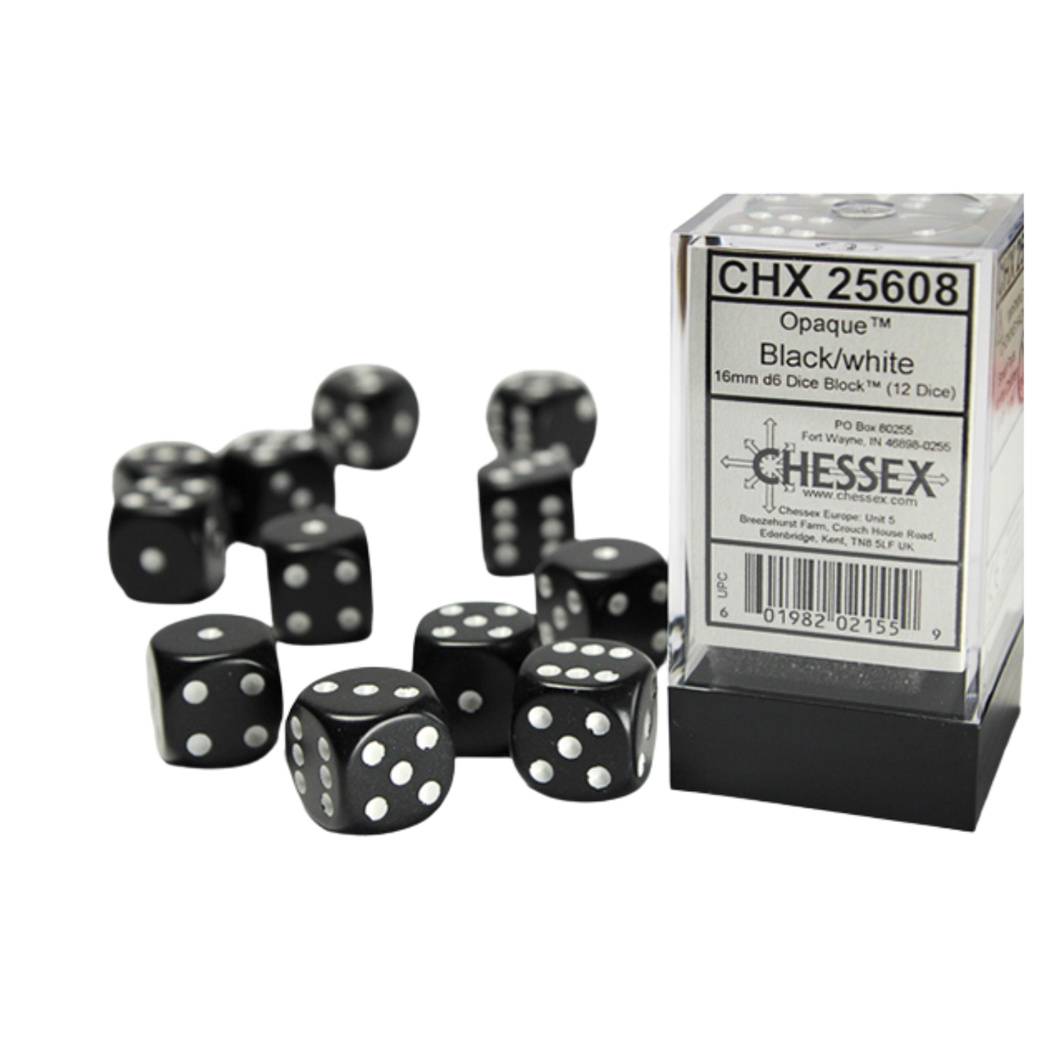 16mm 12d6 Opaque: Black/White