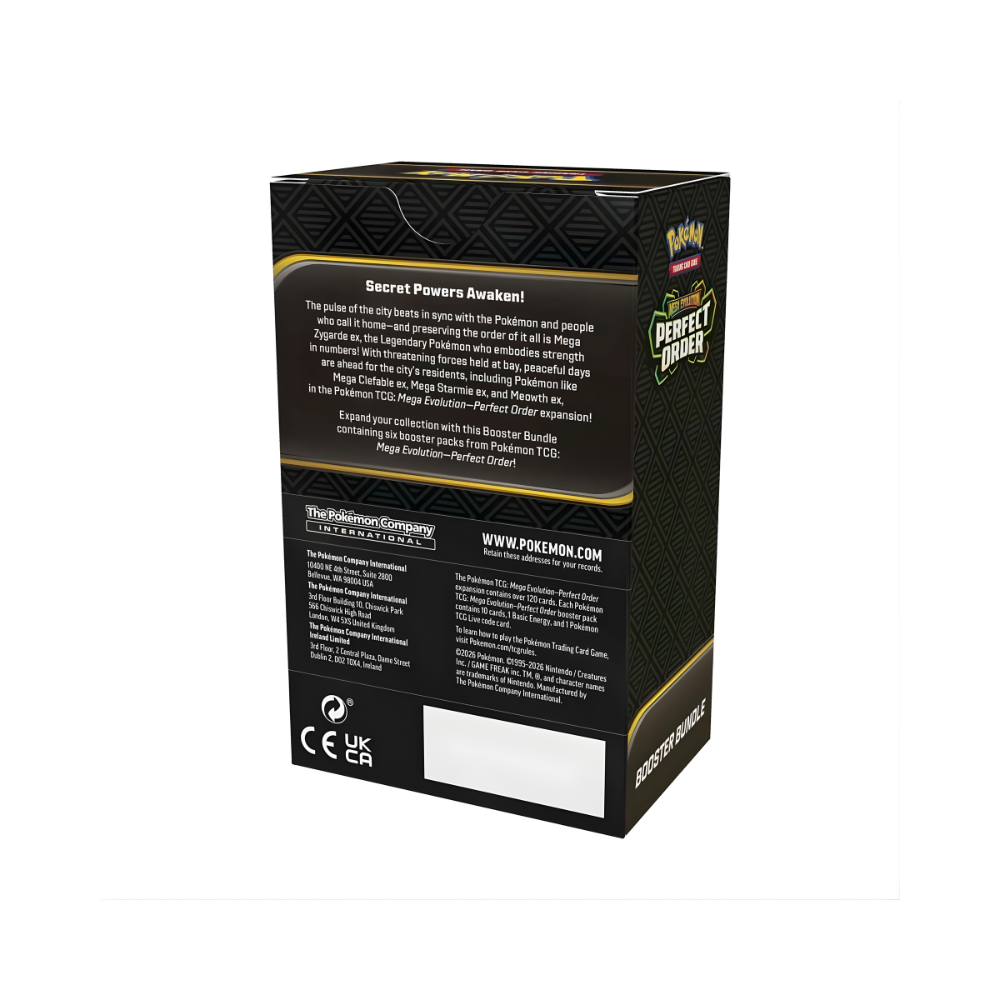Pokémon TCG: Mega Evolution 03 - Perfect Order Booster Bundle