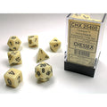 7-Die Set Opaque: Ivory/Black