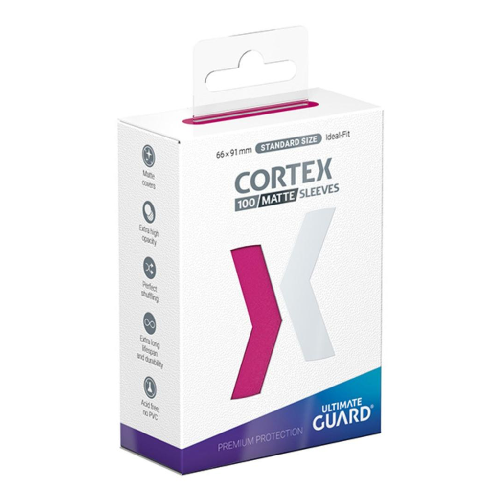 Card Sleeves: Cortex Standard Size- Matte Pink