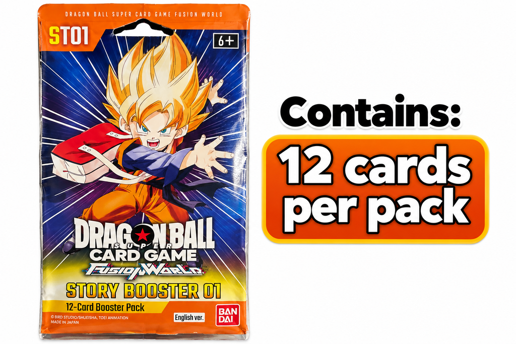 Dragonball Story Booster 01 Sleeved Booster Pack - Story Booster 01 (ST01)
