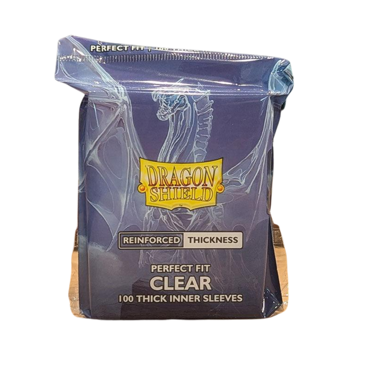 Dragon Shield Sleeves: Perfect Fit Standard Thick Inner - Clear 100CT