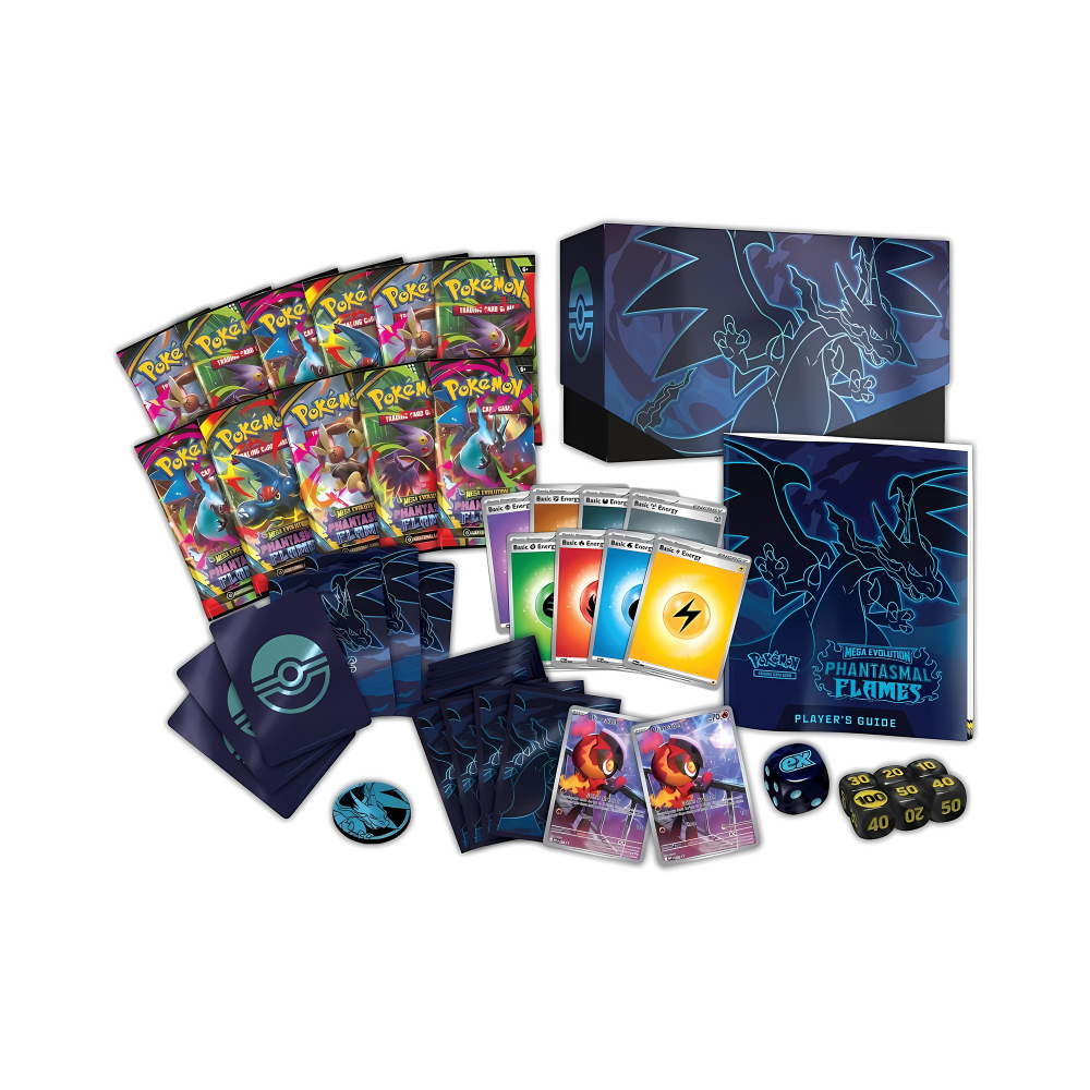 Pokémon TCG: Mega Evolution Phantasmal Flames Pokémon Center Elite Trainer Box