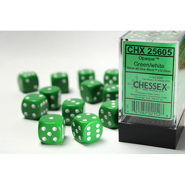 16mm 12d6 Opaque: Green/White