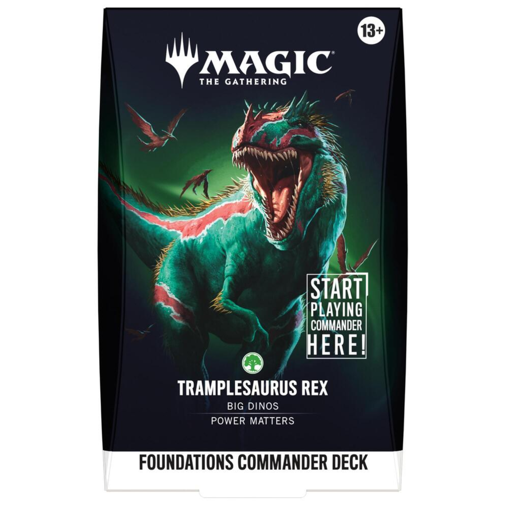 Magic The Gathering: FDN Foundations Tramplesaurus Rex Commander Deck