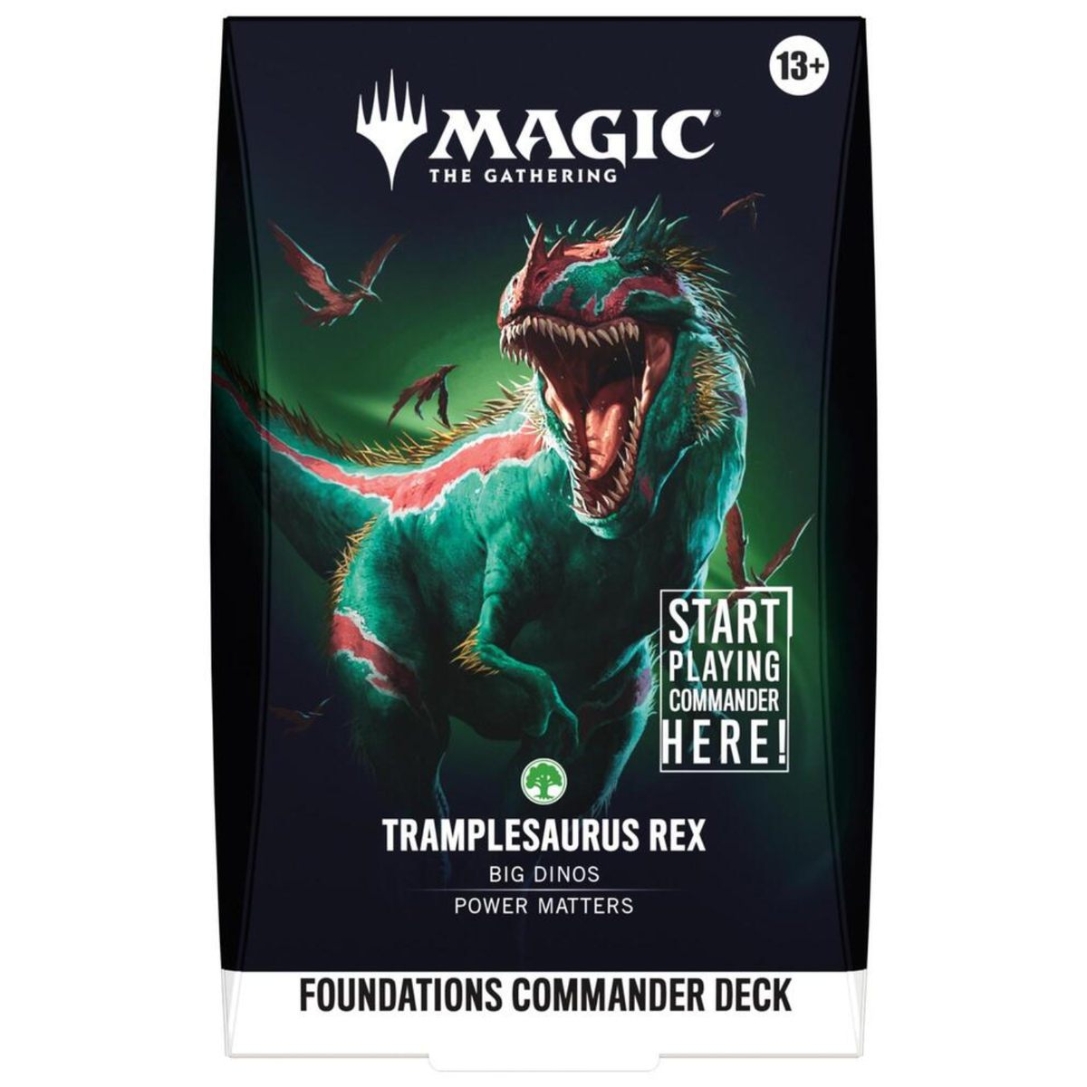 Magic The Gathering: FDN Foundations Tramplesaurus Rex Commander Deck
