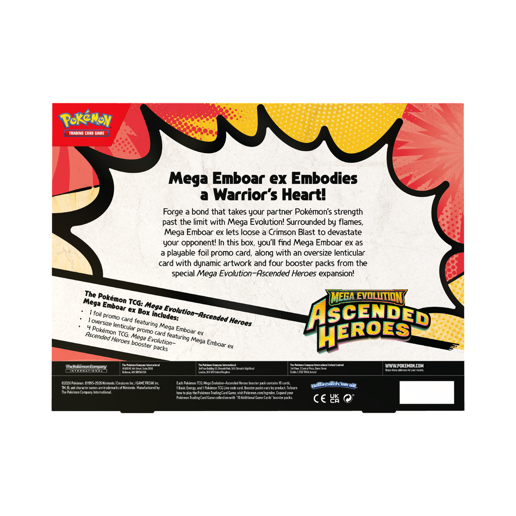 Pokémon TCG: Mega Evolution Ascended Heroes ex (Emboar)