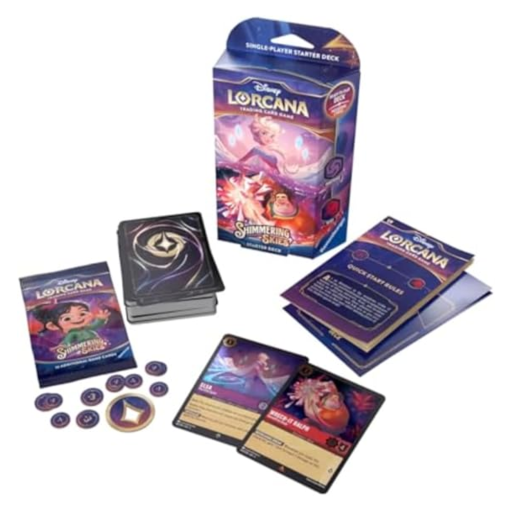 Disney Lorcana: Set 05- Shimmering Skies Elsa & Wreck-It Ralph deck