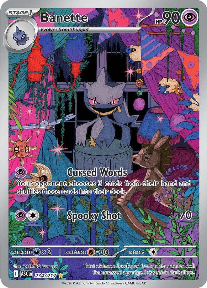 Banette - 234/217 - Illustration Rare - Ascended Heroes