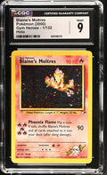 Blaine's Moltres Gym Heroes CGC 9