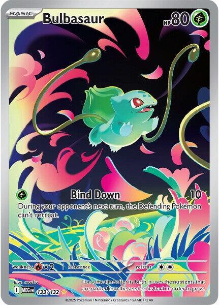 Bulbasaur - 133/132 - Illustration Rare - Mega Evolution